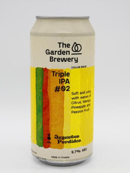 JUGUETES PERDIDOSTHE GARDEN BREWERY - TRIPLE IPA #2 44cl - La Black Flag